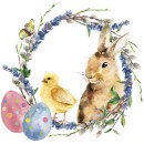 Easter Chicken & Rabbit napkin 20 pcs 33x33 cm