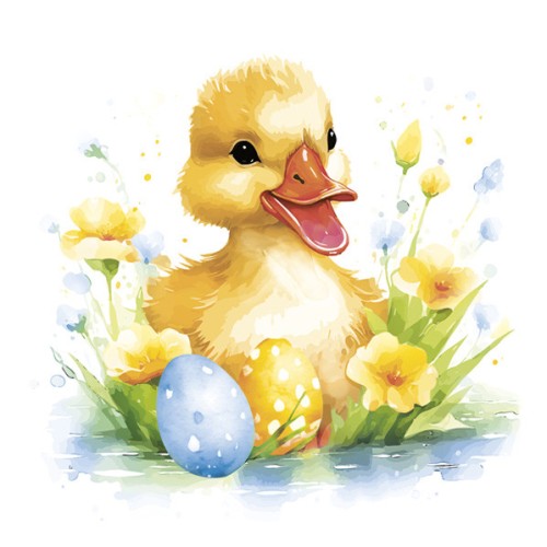 Easter Cute Baby Duck napkin 20 pcs 33x33 cm