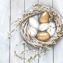 Easter Eggs in Wicker Nest napkin 20 pcs 33x33 cm