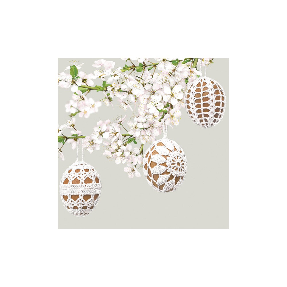 Easter Embroidered Eggs napkin 20 pcs 33x33 cm