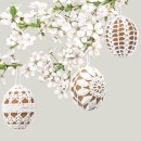 Easter Embroidered Eggs napkin 20 pcs 33x33 cm