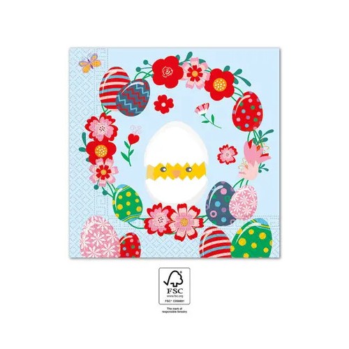 Easter Funny 20-piece napkin pack 33x33 cm FSC