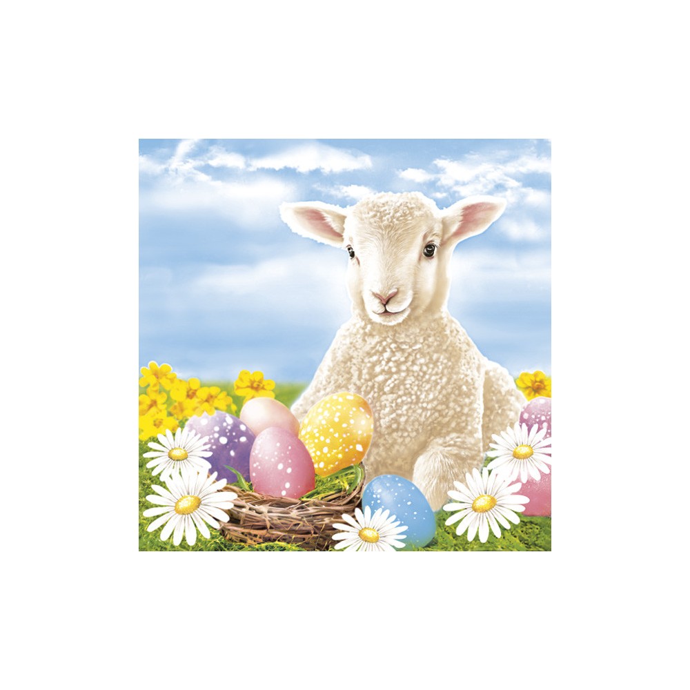 Easter Lamb napkin 20 pcs 33x33 cm
