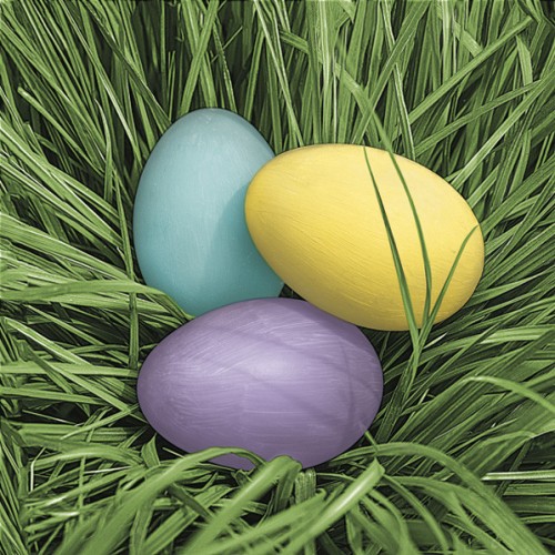 Easter Pastel Eggs in Grass napkin 20 pcs 33x33 cm