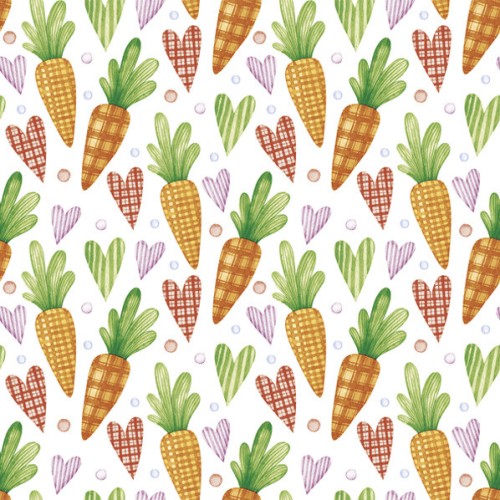 Easter Sweet Carrots napkin pack of 20 25x25 cm