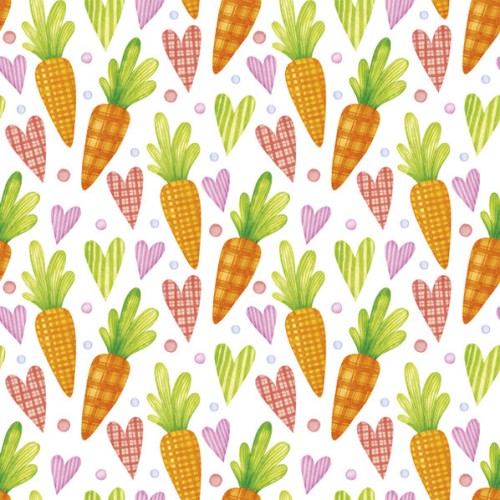 Easter Sweet Carrots napkin 20 pcs 33x33 cm