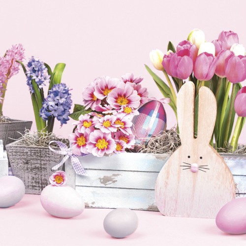 Easter Wooden Bunny napkin 20 pcs 33x33 cm