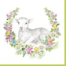 Easter Wreath with Lamb napkin 20 pcs 33x33 cm