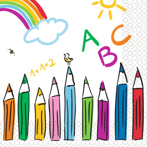 My School Start School Start napkin 20 pcs 33x33 cm