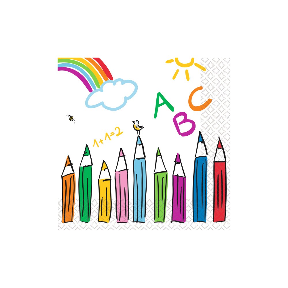 My School Start School Start napkin 20 pcs 33x33 cm