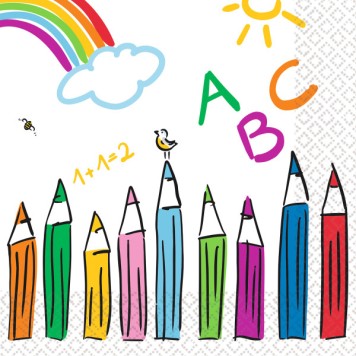 My School Start School Start napkin 20 pcs 33x33 cm