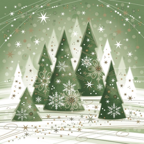 Christmas Ambience Forest napkins, pack of 20, 33x33 cm