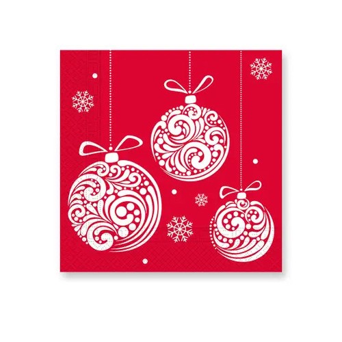 Christmas Balls i napkin 20 pcs 33x33 cm