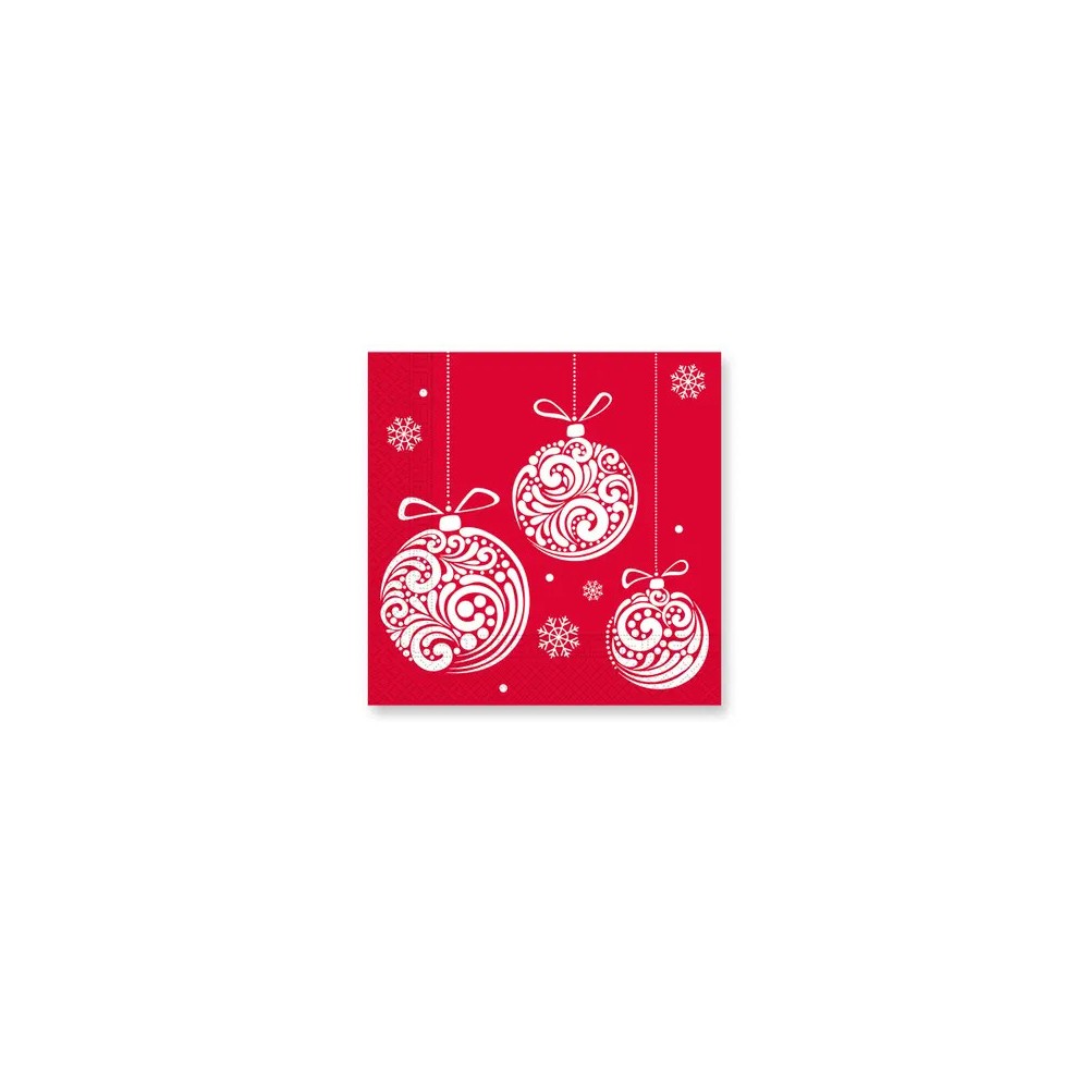 Christmas Balls i napkin 20 pcs 33x33 cm