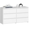 KOMODA CL100 6SZ PK BIAŁA
