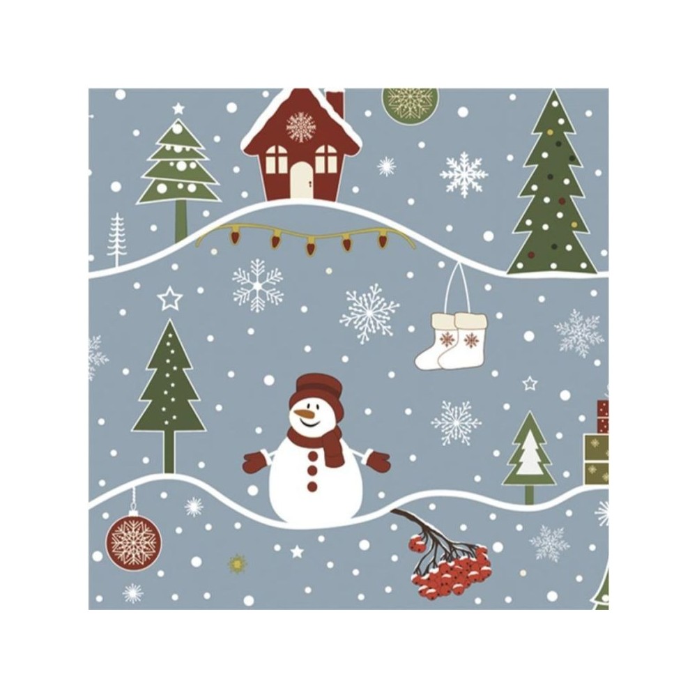 Christmas Charming Figures napkins, pack of 20, 33x33 cm