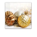 Christmas Christmas Glitter Balls i napkin 20 pcs 33x33 cm