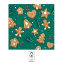 Christmas Cinnamon Biscuits i napkin 20 pcs 33x33 cm