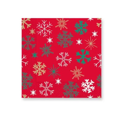 Christmas Colorful Snowflakes i napkin 20 pcs 33x33 cm