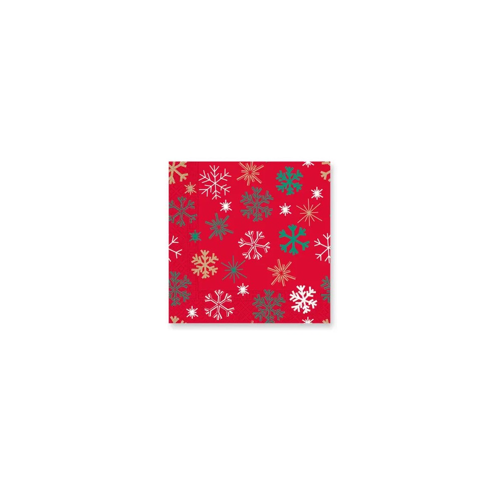 Christmas Colorful Snowflakes i napkin 20 pcs 33x33 cm