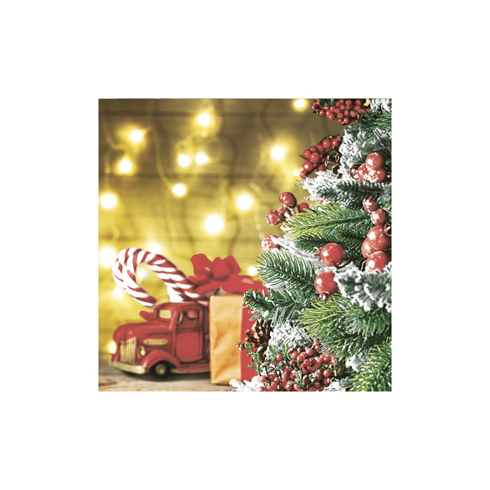 Christmas Cozy Scene napkins, pack of 20, 33x33 cm