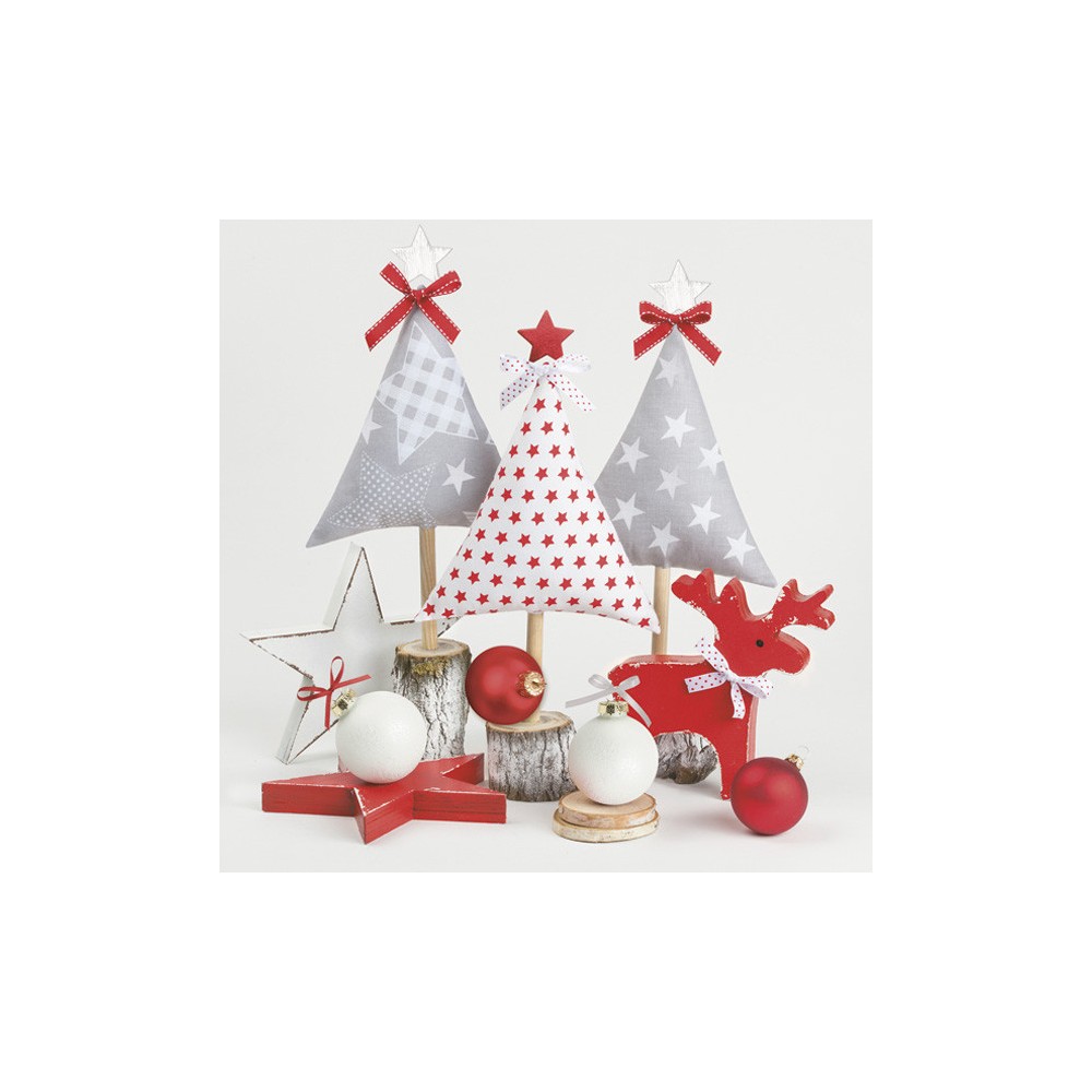 Christmas Crafted with Cloth napkins, pack of 20, 33x33 cm