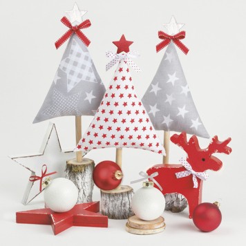 Christmas Crafted with Cloth napkins, pack of 20, 33x33 cm