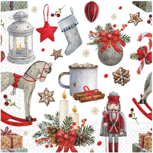Christmas Decorations napkin 20 pcs 33x33 cm FSC