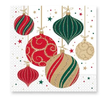 Christmas Decorative Balls i napkin 20 pcs 33x33 cm
