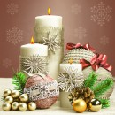 Christmas Eco Composition napkins, pack of 20, 33x33 cm