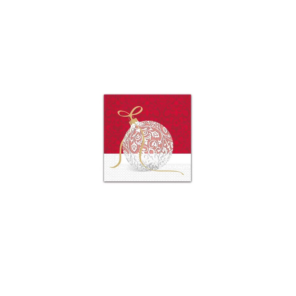 Christmas Elegant Xmas Ball i napkin 20 pcs 33x33 cm