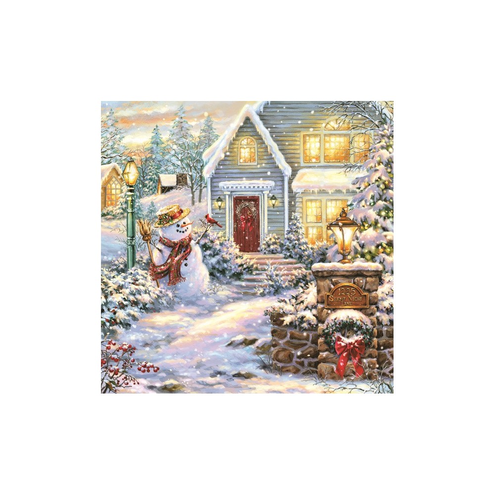Christmas Evening napkins, pack of 20, 33x33 cm