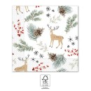 Christmas Forest Reindeers i napkin 20 pcs 33x33 cm