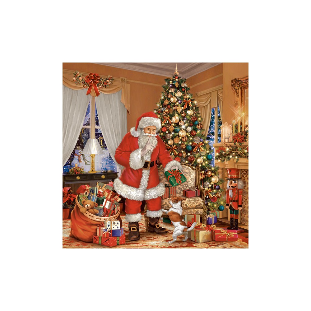 Christmas Giving Presents napkins, pack of 20, 33x33 cm