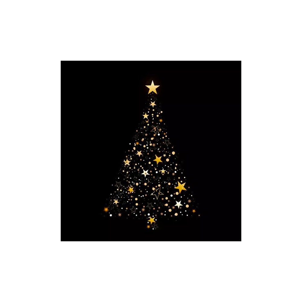 Christmas Glittering napkin 20 pcs 25x25 cm