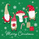 Christmas Gnomes 20-piece napkin 33x33 cm FSC