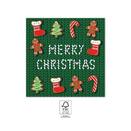 Christmas Handicrafts i napkin 20 pcs 33x33 cm FSC
