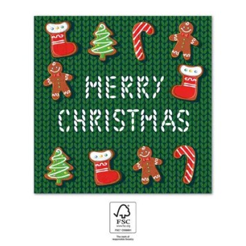 Christmas Handicrafts i napkin 20 pcs 33x33 cm FSC