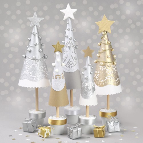 Christmas Handmade Trees napkins, pack of 20, 33x33 cm