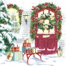 Christmas House and Gifts napkins, pack of 20, 33x33 cm