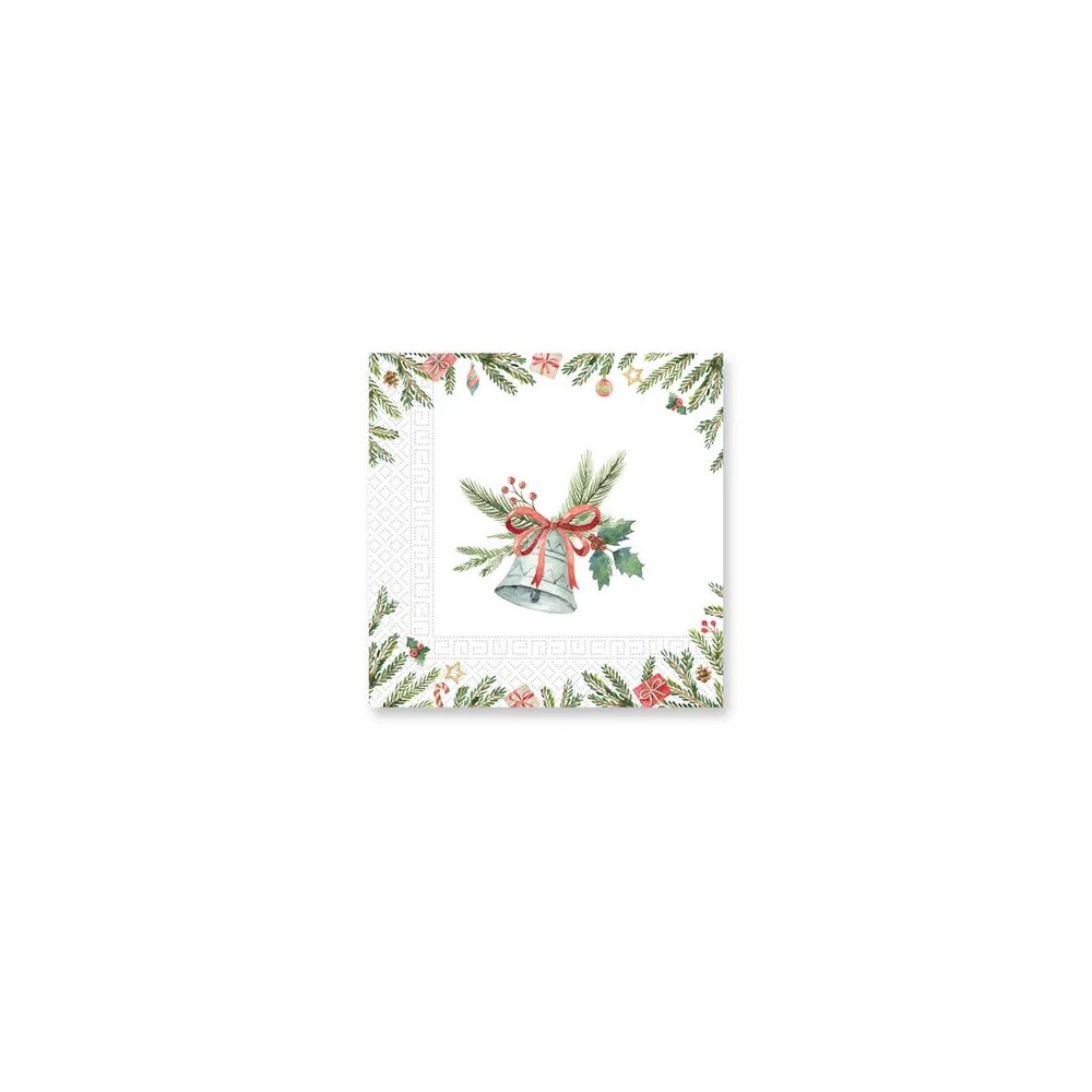 Christmas Jingle Bells i napkin 20 pcs 33x33 cm
