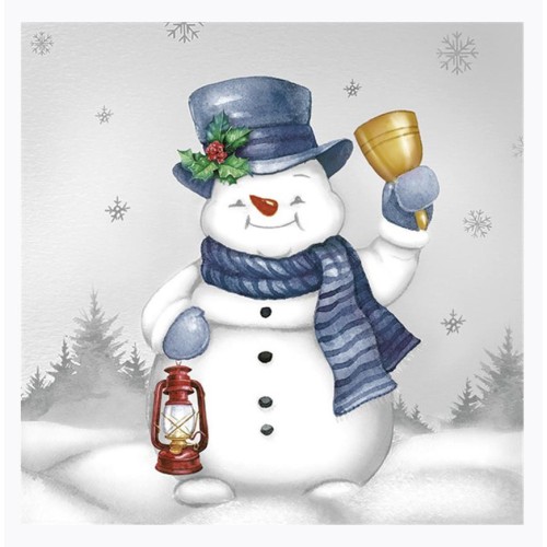 Christmas Joyful Snowmen napkin 20 pcs 25x25 cm