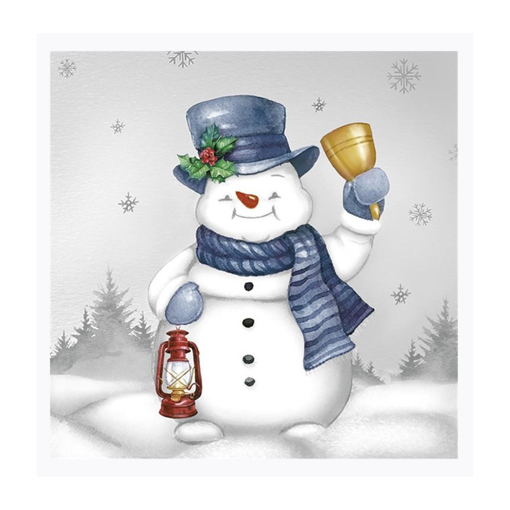 Christmas Joyful Snowmen napkin 20 pcs 25x25 cm