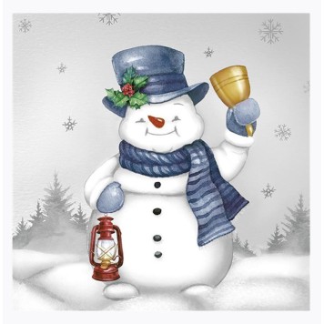 Christmas Joyful Snowmen napkin 20 pcs 25x25 cm