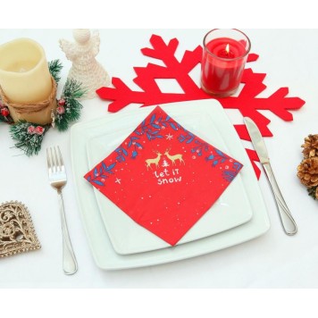 Christmas Let It Snow i napkin 20 pieces 33x33 cm