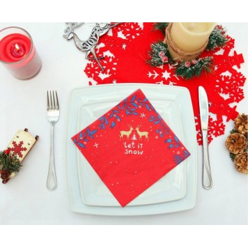 Christmas Let It Snow i napkin 20 pieces 33x33 cm