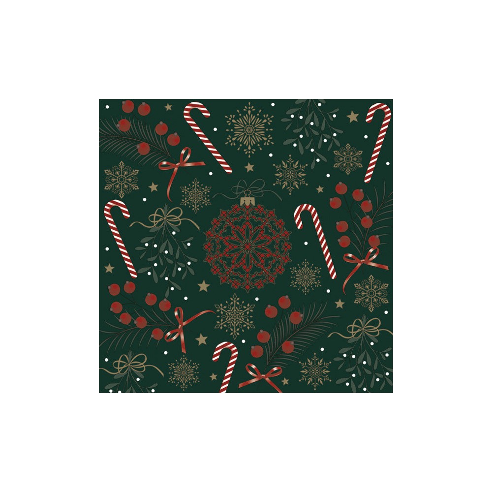 Christmas Motifs Collage napkins, pack of 20, 33x33 cm