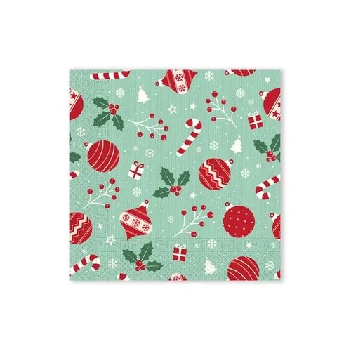 Christmas Ornaments i napkin 20 pcs 33x33 cm
