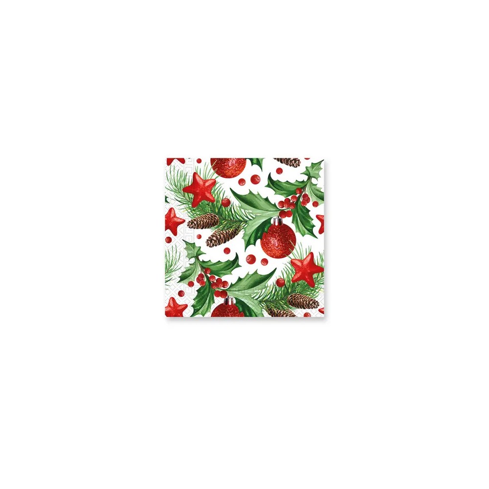 Christmas Pinecones i napkin 20 pcs 33x33 cm