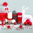 Christmas Red Composition napkins, pack of 20, 33x33 cm